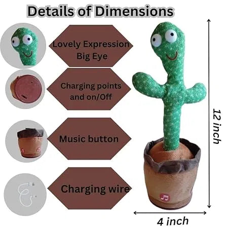 Cactus Groove™ Interactive Toy